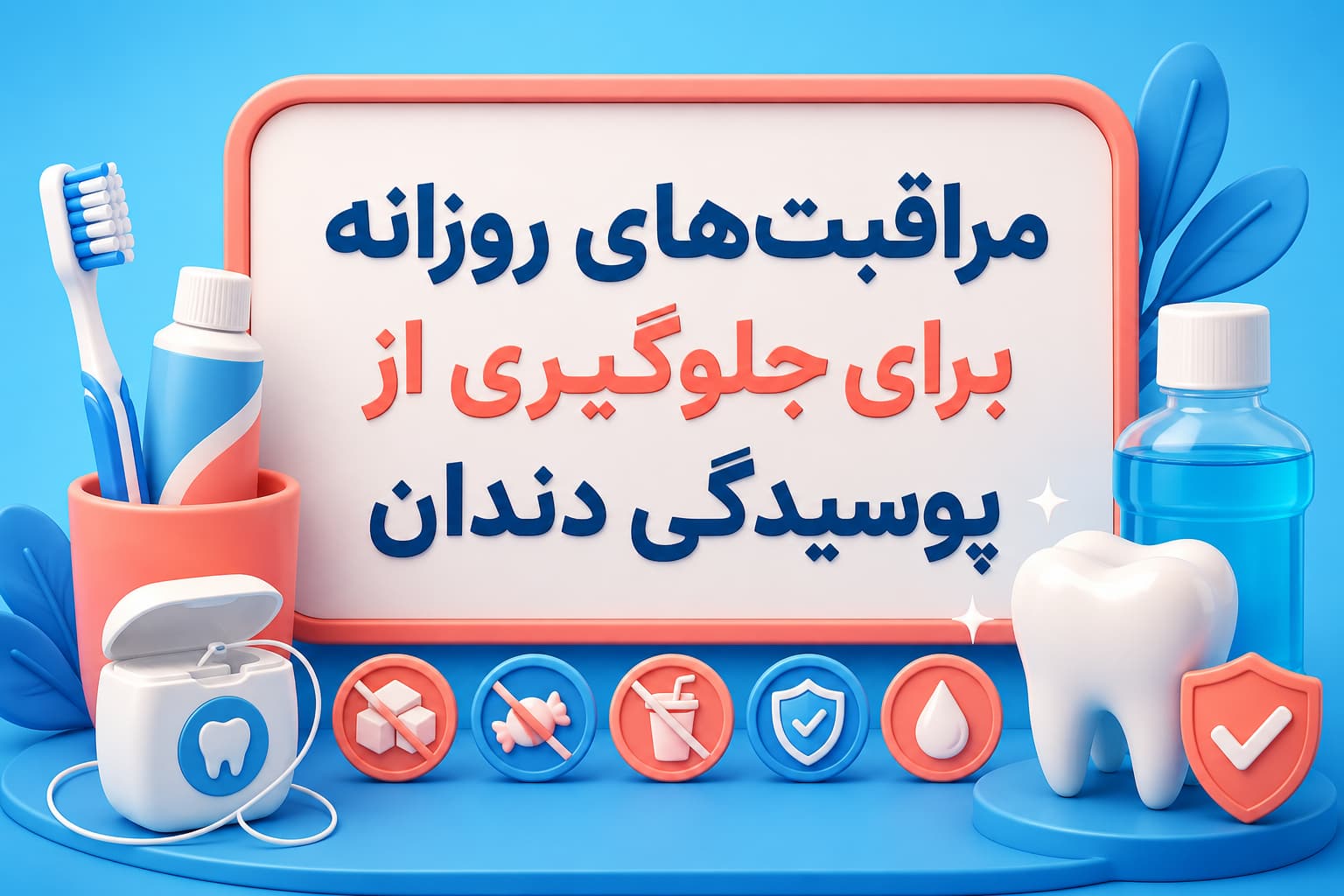 مراقبت‌های روزانه برای جلوگیری از پوسیدگی دندان